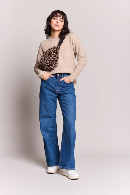 Sac Banane Olivia fausse fourrure léopard Bio mycrazystuff.com