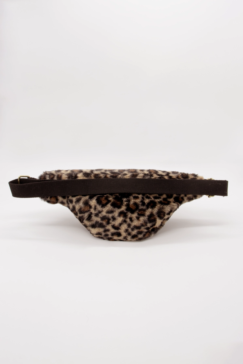 Sac Banane Olivia fausse fourrure léopard Bio mycrazystuff.com