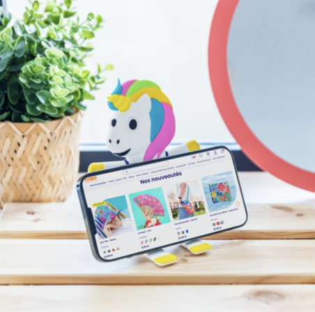 support telephone licorne ani-stand mycrazystuff.com