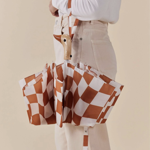 Parapluie checkers beurre de cacahuete Original Duckhead mycrazystuff.com