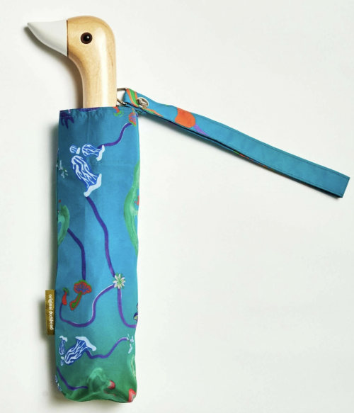 Parapluie imprimé Aqua Fungi Original Duckhead mycrazystuff.com