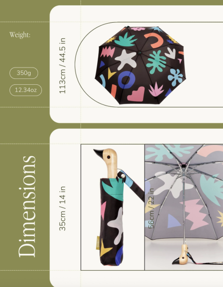 Parapluie Canard imprimé Palma Original Duckhead mycrazystuff.com