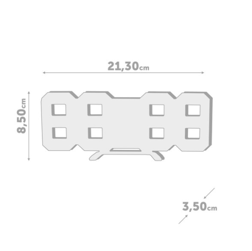 reveil digital blanc balvi mycrazystuff.com