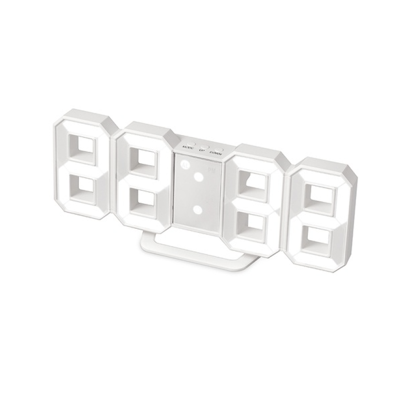 reveil digital blanc balvi mycrazystuff.com