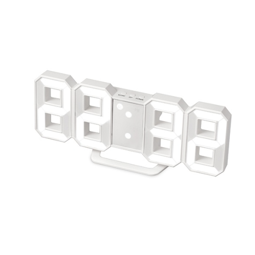 reveil digital blanc balvi mycrazystuff.com