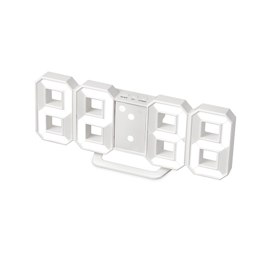 reveil digital blanc balvi mycrazystuff.com