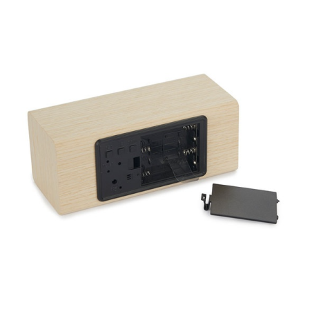 Réveil digital en bois Timber balvi mycrazystuff.com