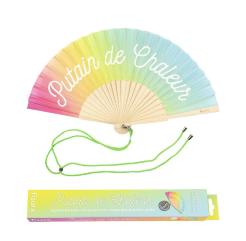 éventail fluorescent putain de chaleur fisura mycrazystuff.com