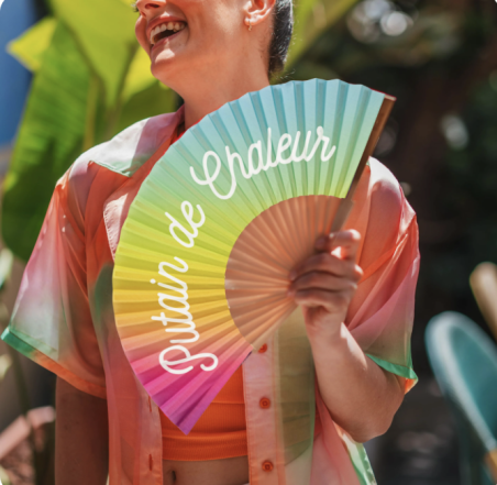 éventail fluorescent putain de chaleur fisura mycrazystuff.com