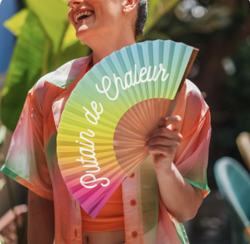 éventail fluorescent putain de chaleur fisura mycrazystuff.com