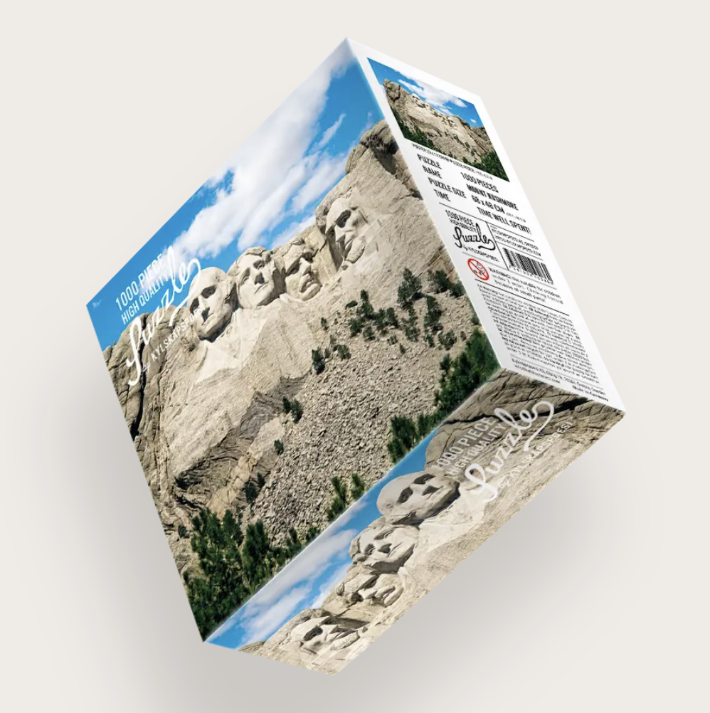 puzzle mont Rushmore 1000 pieces  mycrazystuff.com