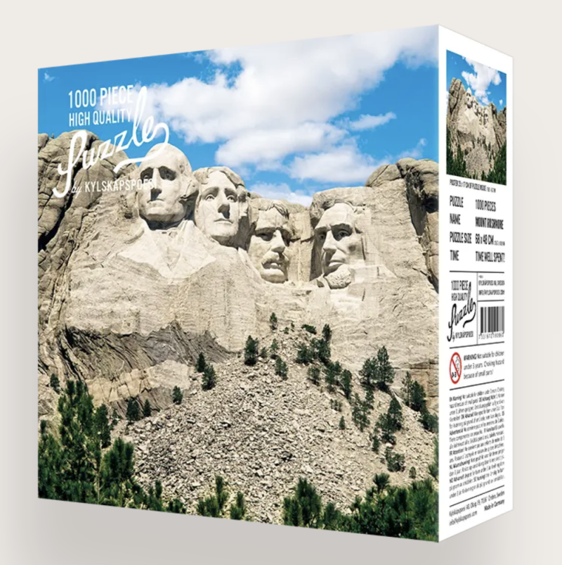 puzzle mont Rushmore 1000 pieces  mycrazystuff.com