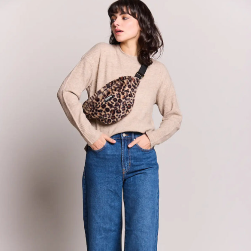 Sac Banane Olivia Fausse Fourrure Léopard - Hindbag mycrazystuff.com