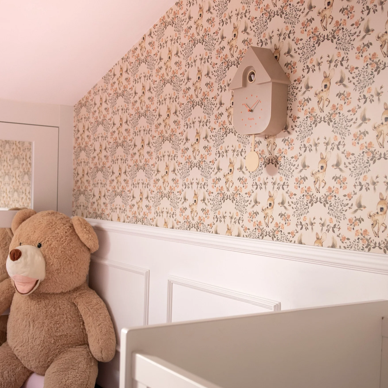 Horloge Coucou Beige et Orange pendule vintage Fisura mycrazystuff.com