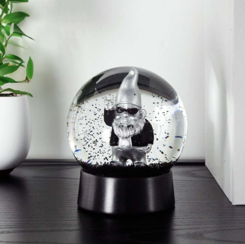Boule à neige nain rock argent mycrazystuff.com