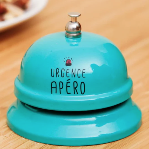 Sonnette Métal Verte "Urgence Apéro" - La Chaise Longue mycrazystuff.com