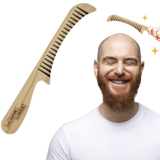 Peigne pour chauve en bois - La chaise longue mycrazystuff.com