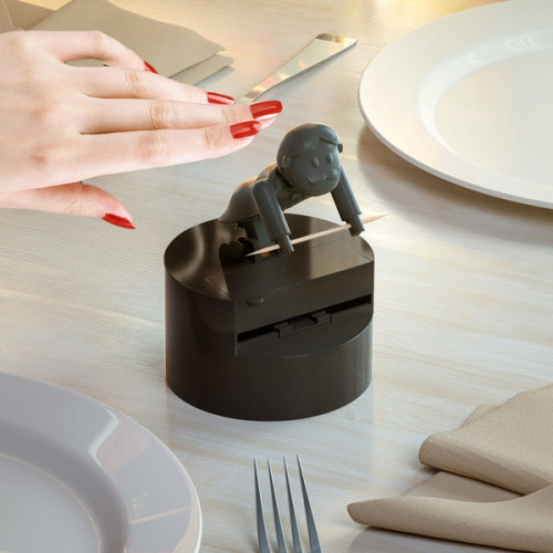 Porte Cure-dents Nestor Distributeur de cure-dents Nestor mycrazystuff.com