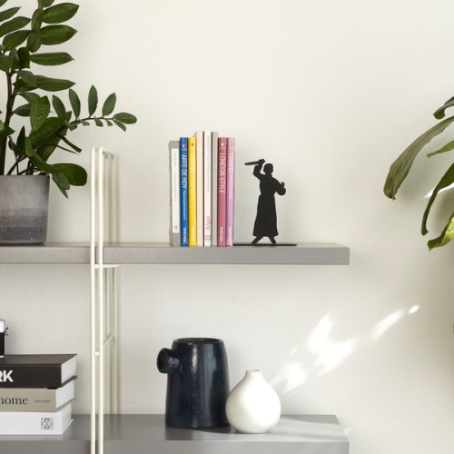 Serre-livres Métal Psycho Noir mycrazystuff.com