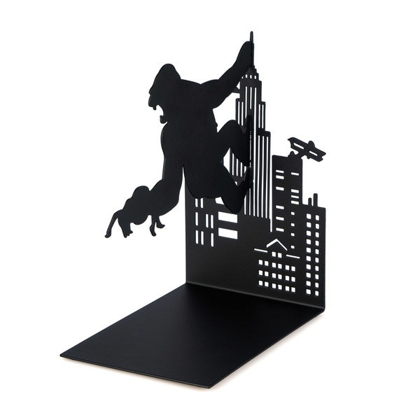 Serre-Livres Métal Noir King Kong mycrazystuff.com