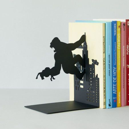 Serre-Livres Métal Noir King Kong mycrazystuff.com
