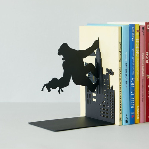 Serre-Livres Métal Noir King Kong mycrazystuff.com