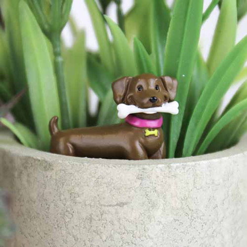 Décoration Pour Plante en Pot Chien mycrazystuff.com
