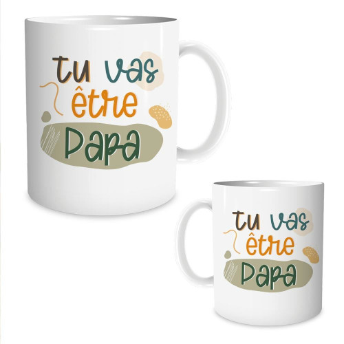 Mug Céramique Blanc "Tu vas être papa" mycrazystuff.com