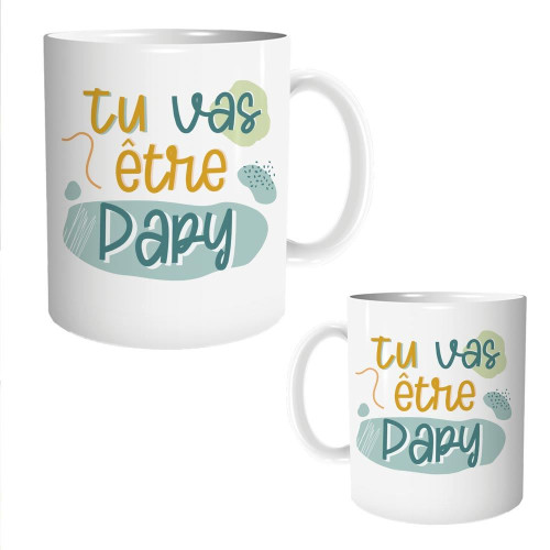Mug Céramique Blanc "Tu vas être papy" mycrazystuff.com