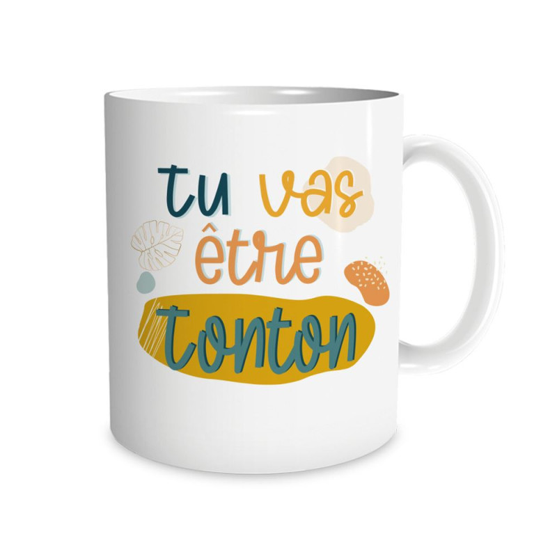Mug Céramique Blanc "Tu vas être tonton" mycrazystuff.com