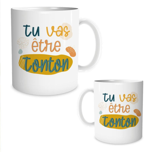 Mug Céramique Blanc "Tu vas être tonton" mycrazystuff.com
