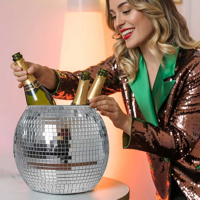 Seau à Glace Boule Disco - Disco Ball Ice Bucket mycrazystuff.com