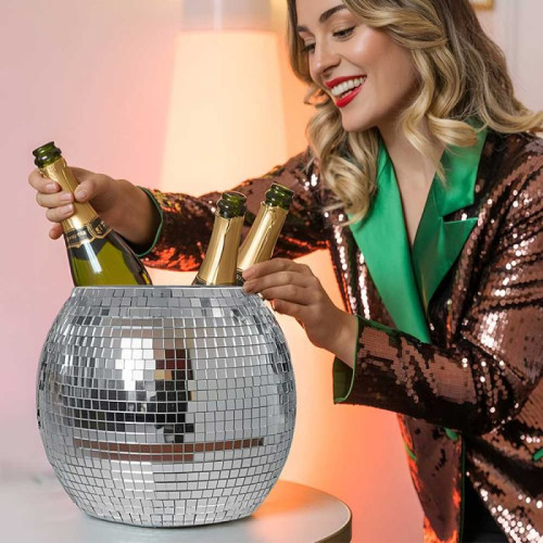Seau à Glace Boule Disco - Disco Ball Ice Bucket mycrazystuff.com