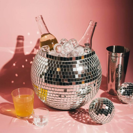 Seau à Glace Boule Disco - Disco Ball Ice Bucket mycrazystuff.com