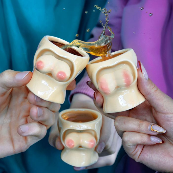 3 Shooters Paire de Seins en Porcelaine mycrazystuff.com
