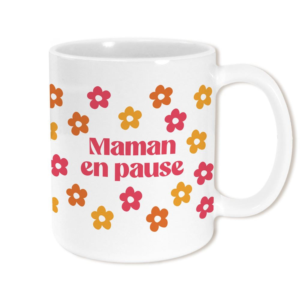Mug Céramique "Maman en Pause" mycrazystuff.com