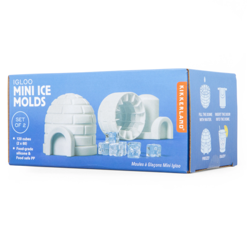 Lot de 2 Mini Moules à Glaçons Igloo mycrazystuff.com