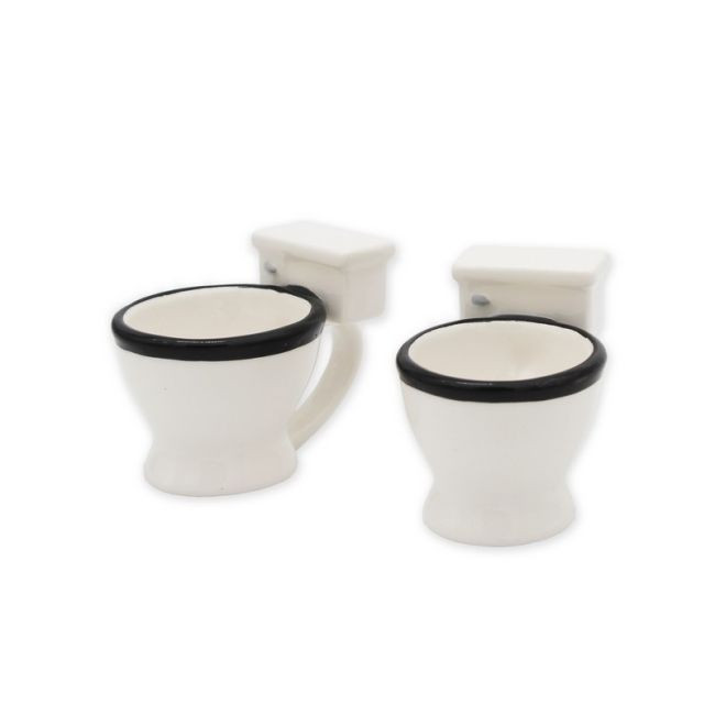 Lot 2 Shooters Toilette en Céramique mycrazystuff.com