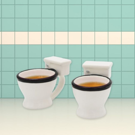 Lot 2 Shooters Toilette en Céramique mycrazystuff.com