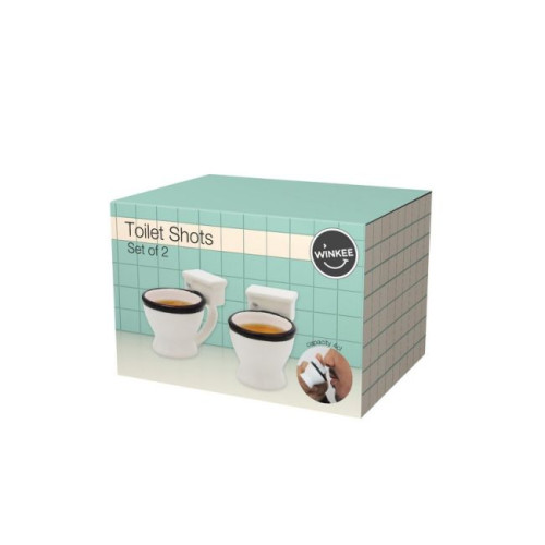 Lot 2 Shooters Toilette en Céramique mycrazystuff.com