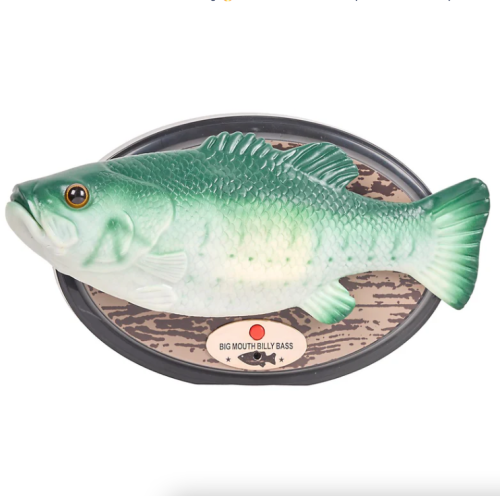 Elvis le poisson chanteur mycrazystuff.com