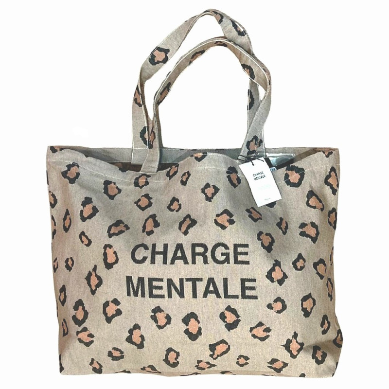Grand Sac Cabas Charge Mentale Léopard - Félicie Aussi mycrazystuff.com