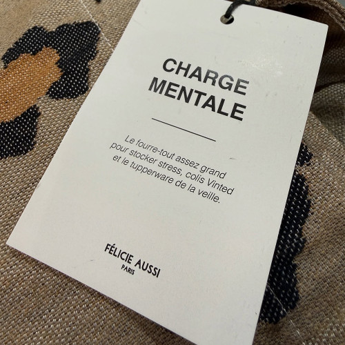 Grand Sac Cabas Charge Mentale Léopard - Félicie Aussi mycrazystuff.com