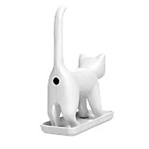 Chat taille-crayon blanc cadeau drôle - mycrazystuff
