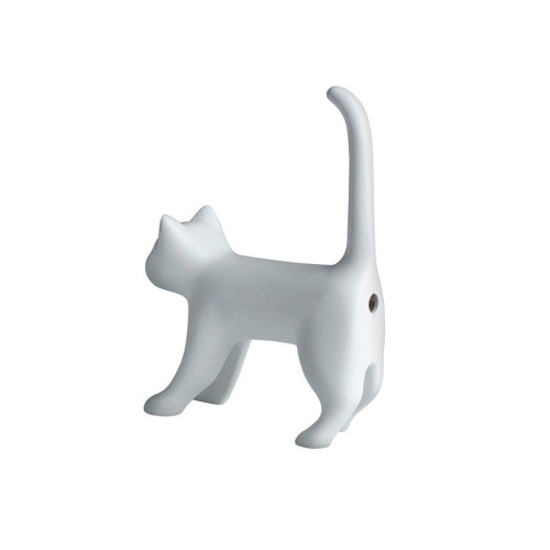 Chat taille-crayon blanc cadeau drôle - mycrazystuff