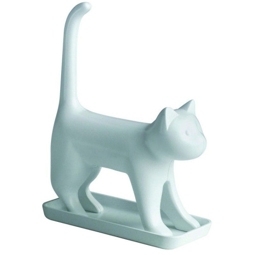 Chat taille-crayon blanc cadeau drôle - mycrazystuff