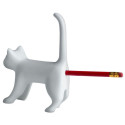 Chat taille-crayon blanc cadeau drôle - mycrazystuff