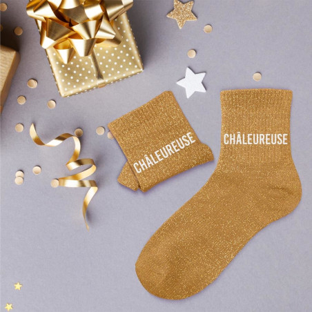 Chaussettes Chaleureuse à paillettes – Cadeau feel-good - Mycrazystuff.com
