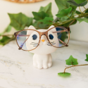 Porte-lunettes chat blanc – Repose-lunettes déco original - Mycrazystuff.com