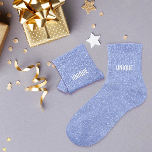 Chaussettes Unique à paillettes – Cadeau positif et original - Mycrazystuff.com